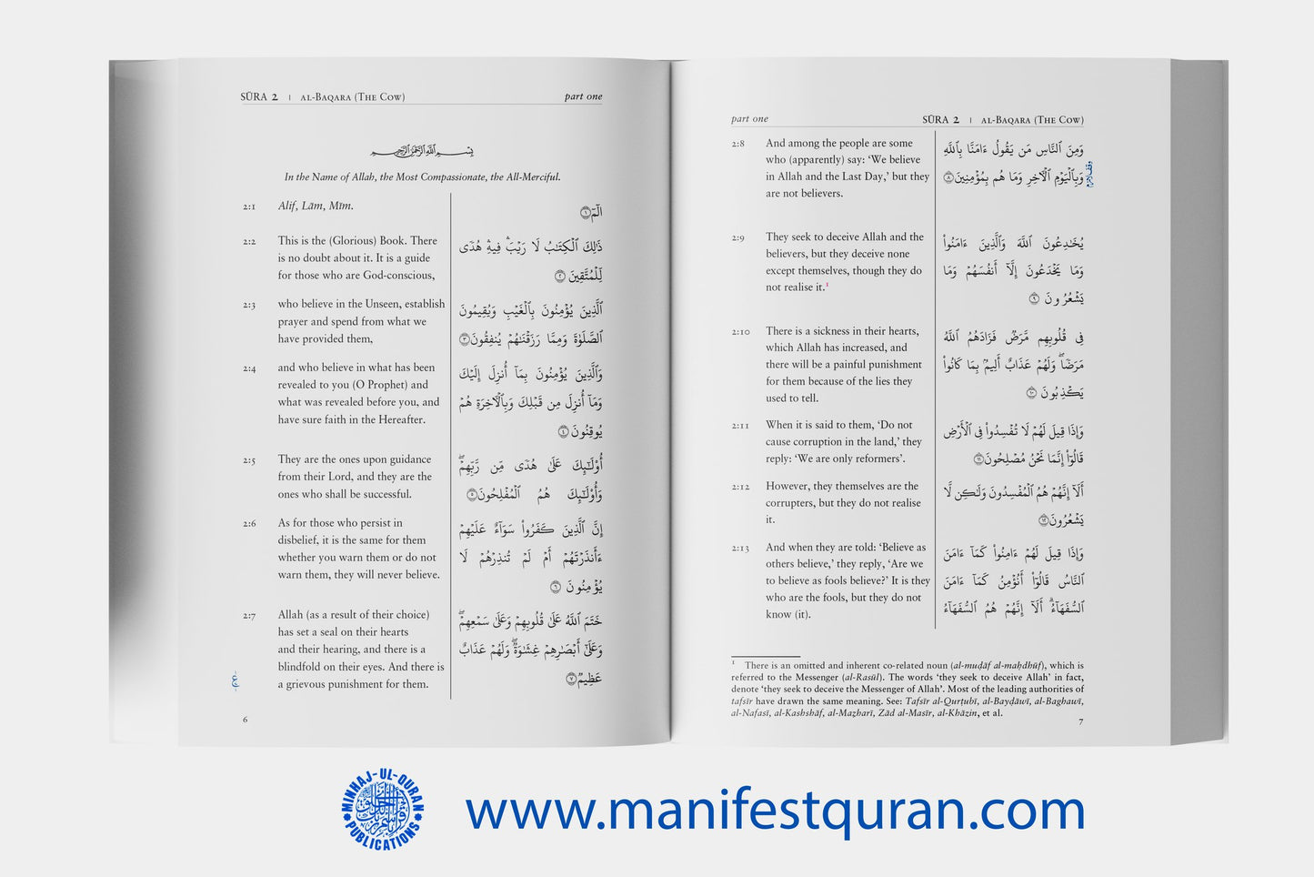 Manifest Quran: Arabic & English (available now, limited stock in Australia)